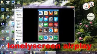 Airplay for window from iphone with LONELYSCREEN