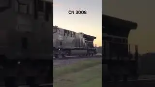 CN 3008 Rear DPU! #railfans #train #railfan #railway #snail #trainspotting #heritageunit #alabama