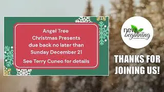 December 21, 2025 Sunday Worship Service