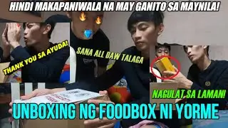 HINDI NIYA AKALAIN NA GANITO KAMI SA MANILA | UNBOXING NG FOODBOX NI YORME ISKO