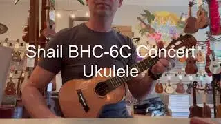 Snail BHC-6C Cedar Top Concert Ukulele Demo/Review at Aloha City Ukes