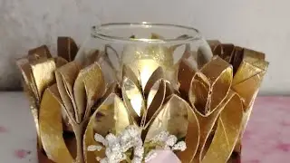 Porta velas #decoration #hazlotumismo #diy #manualidades #papercraft 