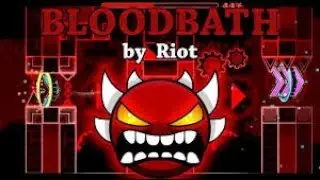 Conquering BLOODBATH: My Epic Victory in Geometry Dash! 🔥