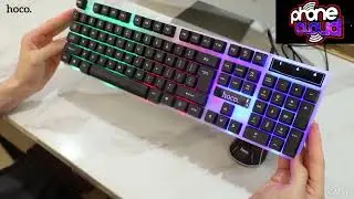Hoco GM11 - Terrific Glowing Gaming Keyboard and Mouse Set