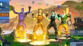 We created the FUNNIEST all RARE SKIN squad in Fortnite.. (ALL OG SKINS)