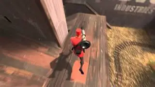 TF2 Mid air back stab