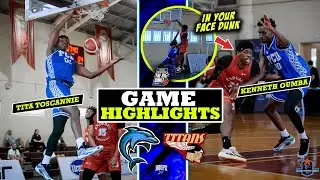 SINALPAKAN YUNG IMPORT! KINGSLEY ANABA VS KENNETH OUMBA | ENDERUN TITANS LABAN PCU DOLPHINS DASMA