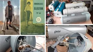 Odkurzacz Elector z 1966 roku - mała naprawa, montaż i test
