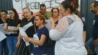 Gr&egrave;ve aux urgences de Bergerac...en chanson