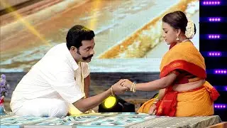 Thakarppan Comedy l Jishin & Varadha  with 'Inji Iduppazhagi' song... l Highlights