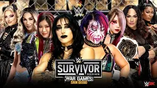 Команда Рии Рипли против команды Аски | WWE SURVIVOR War Game Сан-Диего | Полный матч 15 ноября 2...