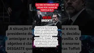 Fachin antecipa retorno por crise no STF! #shorts #noticias