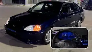 2000 Honda Civic EX EJ8 - POV Night Drive 4K 30fps #civic #pov #driver
