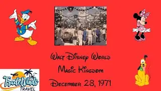 Walt Disney World 1971 | Vintage Magic Kingdom Christmas Footage