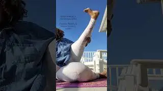 Flex n Pointe them feet! #beginneryoga #blackgirlyoga #stretch #plussizeyoga #yoga #stretching101