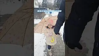 Snowy Day In Krak&oacute;w Poland 🇵🇱❄️ #shorts #snow #viral #youtubeshorts #shortsfeed