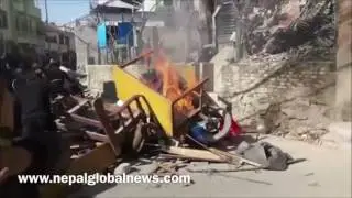 Baudha police Beat aatack live video