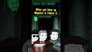 When you blow up Megaton in Fallout 3: #fallout #memes #shorts