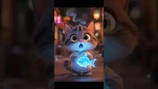 The Cat&rsquo;s Imagination 🐱🐟 #cat #cutecat #funnycat #shorts #animation #ai