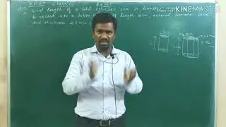 what length of solid cylinder 2 cm in diameter must be taken to recast into a hollow cylinder of len