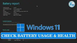 ✅ How to Check Battery Usage & Health in Windows 11