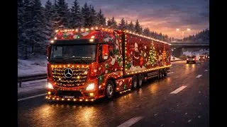 Udělal jsem nový vánoční Mercedes-Benz? (Euro Truck Simulator 2)