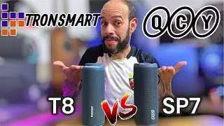 TRONSMART T8 vs  QCY SP7 - QUEM LEVOU A MELHOR NESSE COMPARTIVO?