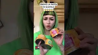 HO PROVATO LA PASTA IN SCATOLA 😱
