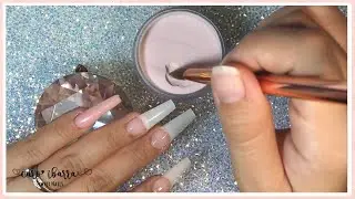 Uñas con EFECTO ESPEJO NUEVO y Ombré Café