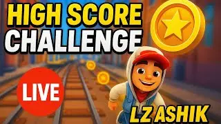 Subway Surfers Live Gameplay | নতুন রেকর্ড | LZ ASHIK 🎮🔥#shorts