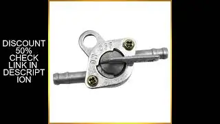 Inline Fuel Tank Tap Valve Petcock On-Off Switch Gas Fuel Tap Switch for Motorbike Mini Auto Dirt Bi