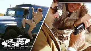 Steve Jumps From One Car to Another! | Six Million Dollar Man | Science Fiction Station