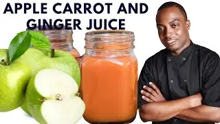 Apple Carrot and Ginger Juice | Homemade Fresh Apple Ginger Carrot Juice Recipe