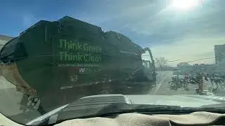 Lime warehouse Thornton, CO Waste Management front loader