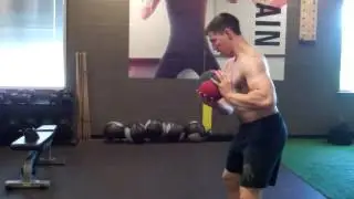 Medball Step Under Throw w/ Armour 39