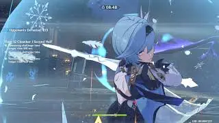 1.5 Spiral Abyss Floor 12 Second Half | 9 Stars Clear | Eula | Genshin Impact
