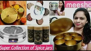 Meesho Spice Organiser Collection🥰Best Spice Box😍#sonifashiontales#meeshokitchenhaul#spicebox😍😍