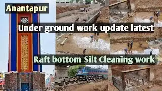 Under ground work update latest | Raft bottom silt cleaning work | Tower clock bridge latest update