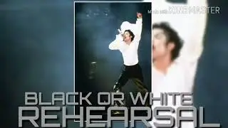 BLACK OR WITH DANGEROUS TOUR REHEARSAL