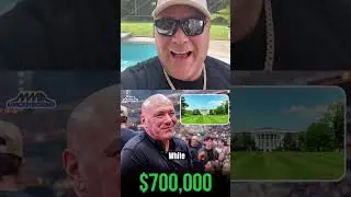 Dana White says the UFC will spend $700K replacing the White House lawn after the fights and event!