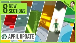 All 8 New April Sections | Tower of Hell | Roblox