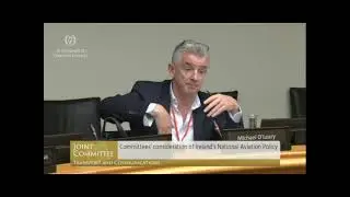Michael O'Leary Ryanair would happily move 2 of their hangars at Dublin airport in the morning