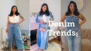 Zara Denim Haul 2023|Spring Transitional Outfits #fashion #plussize #grwm #ootd #zarahaul #outfits