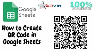How to Create QR Code in Google Sheets | Easy Tricks | Google Sheets | Latest 2021