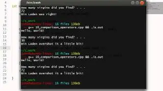 C++ 10 Comparison Operators