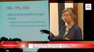 Dr Leny Strobel Talks About Fil-Am Psychology on the 1st DoFA Conference