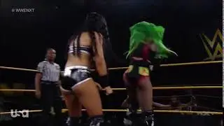 Shotzi Blackheart- Knee Strike, Discus Forearm, Question Mark Kick
