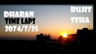 Dharan Time laps sunset video | winter season sunset | 2017 (2074)
