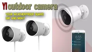 YI Outdoor Security Camera обзор | SD-карта 1080p ?