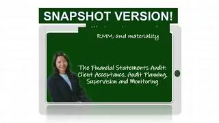 Audit Snapshot: Client Acceptance, Risk of Material Misstatement, and Audit Materiality
